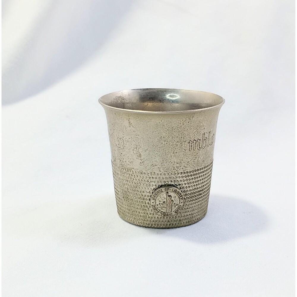 Only a Thimble Full Souvenir Shotglass Statue of Liberty